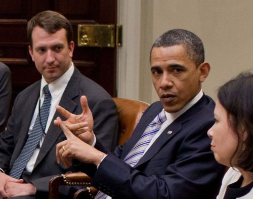 Tenth Dems' Keynote Speaker Jon Carson with President Obama